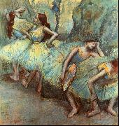 Ballet Dancers in the Wings Edgar Degas
